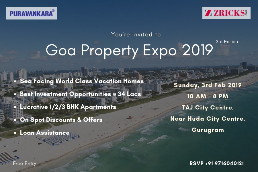 Exclusive Invite to GOA Property Expo 2019 Gurugram Update